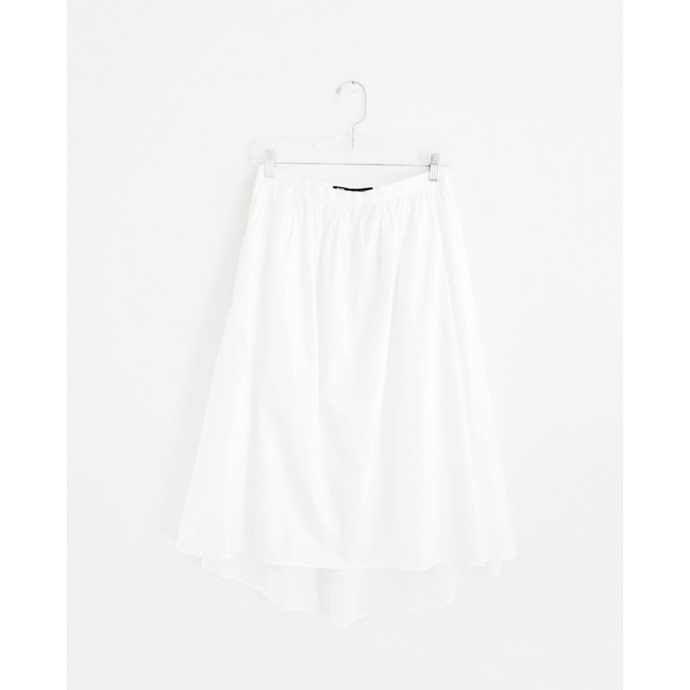 Nico Nicholson & Nicholson White Midi Skirt M NWT